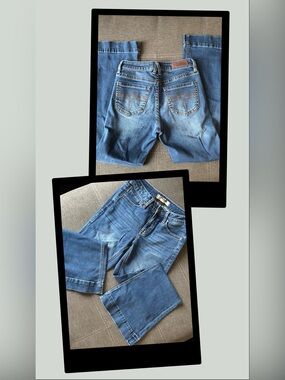 Rock & Roll Cowgirl Women's Medium Blue Boot Cut Jeans 26x31